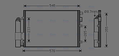 AVA Aircon Condenser RTA5275D