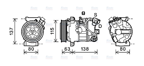 AVA Aircon Compressor RTAK491