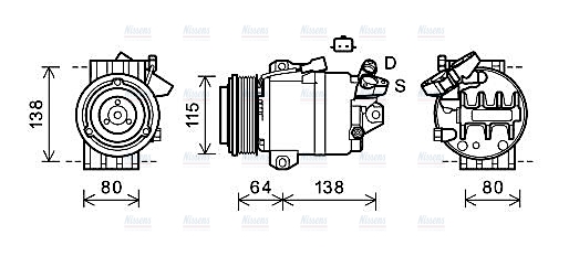 AVA Aircon Compressor RTAK565