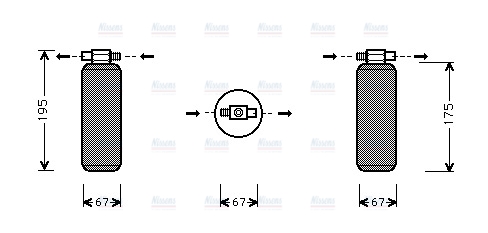 AVA Aircon Receiver Dryer Filter RTD015