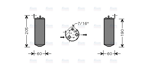 AVA Aircon Receiver Dryer Filter RTD036