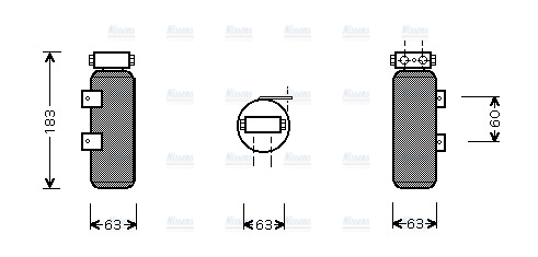 AVA Aircon Receiver Dryer Filter RTD287