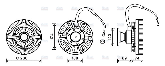 AVA Fan clutch SCC029