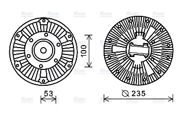 AVA Fan clutch SCC031