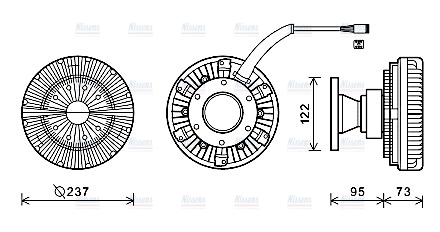 AVA Cooling Fan Clutch SCC039