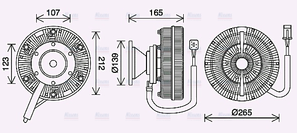 AVA Fan clutch SCC049