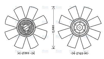 AVA Cooling Fan Clutch SCF037