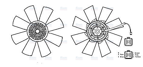 AVA Cooling Fan Clutch SCF042