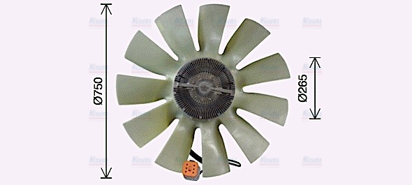 AVA Fan clutch SCF058