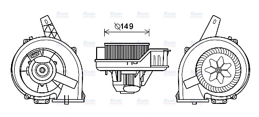 AVA Cabin Fan Blower Motor ST8044