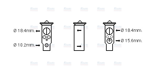 AVA Aircon Expansion valve SU1087