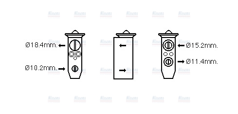 AVA Aircon Expansion valve SU1095