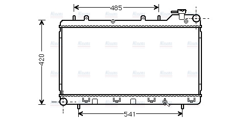 AVA Coolant Radiator SU2015
