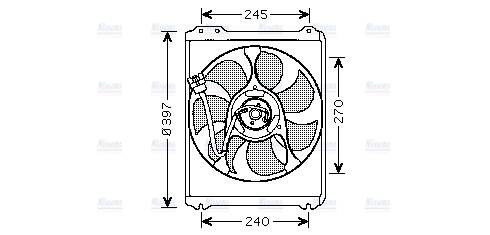 AVA Radiator Fan SU7514