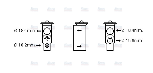AVA Aircon Expansion valve SZ1130