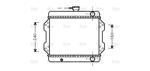 AVA Coolant Radiator SZ2003