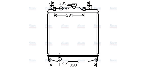 AVA Coolant Radiator SZ2022