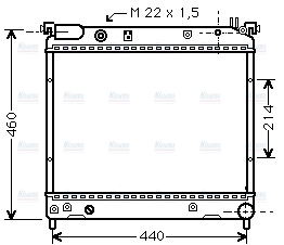 AVA Coolant Radiator SZ2025