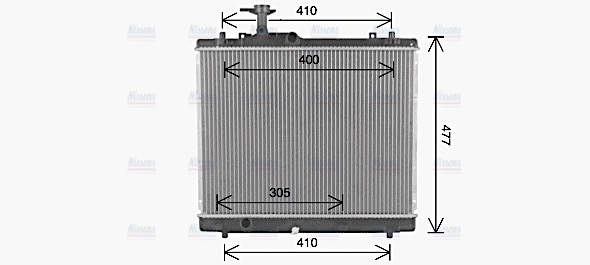 AVA Coolant Radiator SZ2153