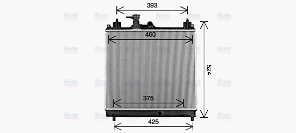 AVA Coolant Radiator SZ2163