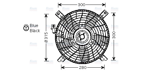 AVA Radiator Cooling Fan SZ7509