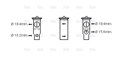 AVA Aircon Expansion Valve TO1637