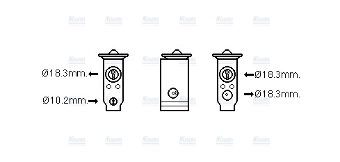 AVA Aircon Expansion valve TO1678