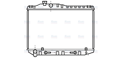AVA Coolant Radiator TO2057