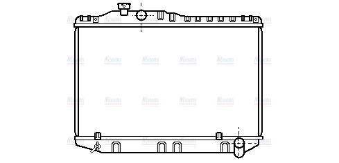 AVA Coolant Radiator TO2058
