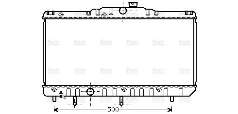 AVA Coolant Radiator TO2123