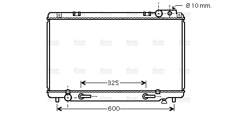 AVA Coolant Radiator TO2338