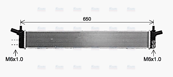 AVA Coolant Radiator TO2783