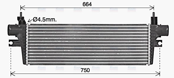 AVA Charge Air Intercooler TO4774