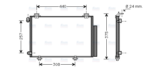 AVA Aircon Condenser TO5267D