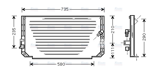AVA Aircon Condenser TO5279