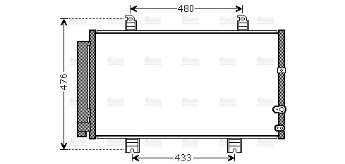 AVA Aircon Condenser TO5662D