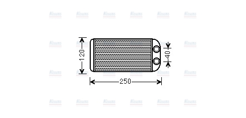 AVA Cabin Heater Core TO6557