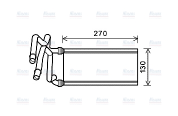 AVA Cabin Heater Core TO6705