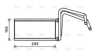 AVA Cabin Heater Core TO6714