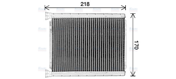 AVA Cabin Heater Core TO6782