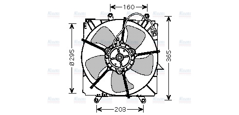 AVA Radiator Fan TO7515