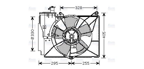 AVA Radiator Cooling Fan TO7548