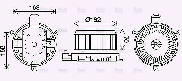 AVA Cabin Fan Blower Motor TO8740