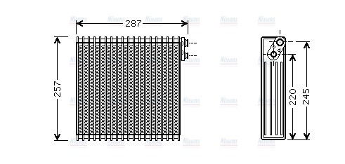 AVA Aircon Evaporator TOV294