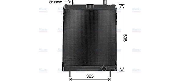AVA Coolant Radiator UG2005