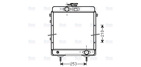 AVA Coolant Radiator US2002