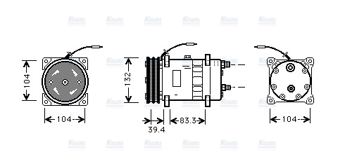 AVA Aircon Compressor UVAK047