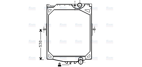 AVA Coolant Radiator VL2016