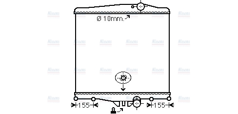 AVA Coolant Radiator VL2041N