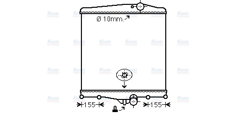 AVA Coolant Radiator VL2042N